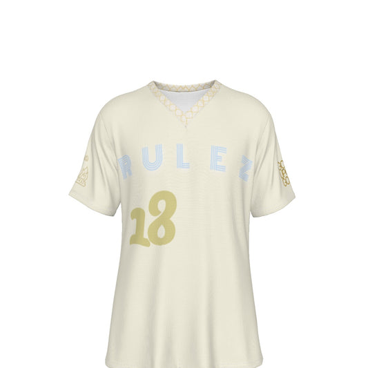 RULEZ Gold Upon Gold Throwback Jersey "Home Team Cream"