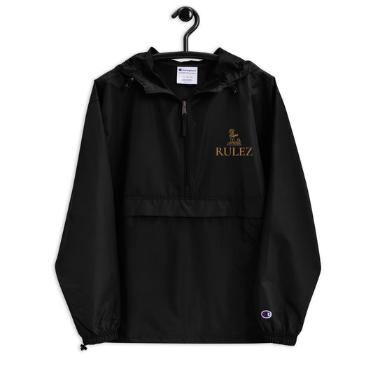 RULEZ Embroidered Champion Packable Jacket