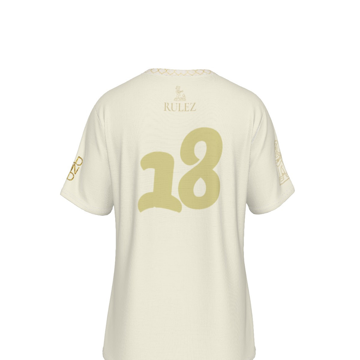 RULEZ Gold Upon Gold Throwback Jersey "Home Team Cream"