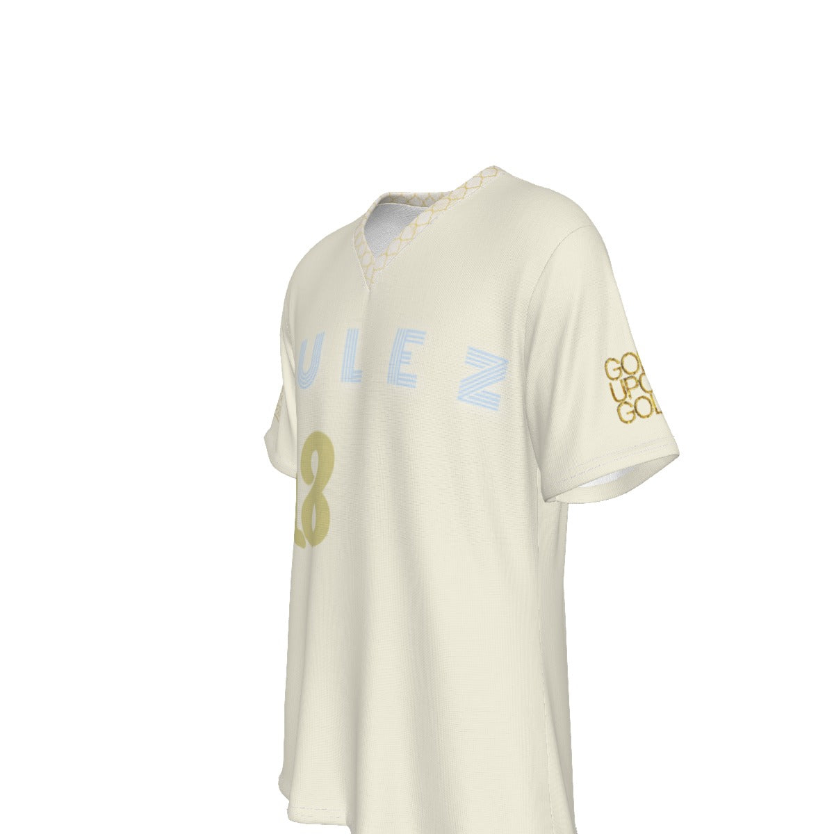 RULEZ Gold Upon Gold Throwback Jersey "Home Team Cream"